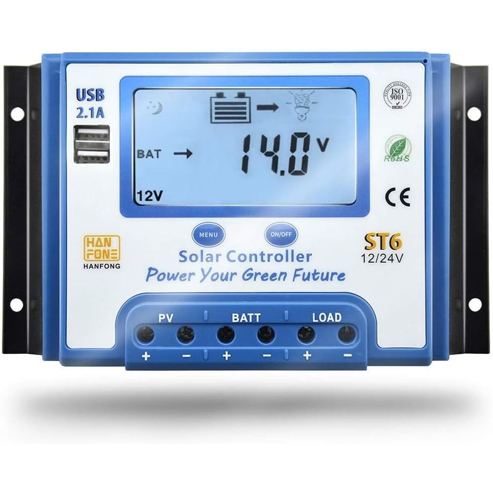 منظم شحن شمسي 60 أمبير 12/24 ف - مراجعة Solar Panel وسعره