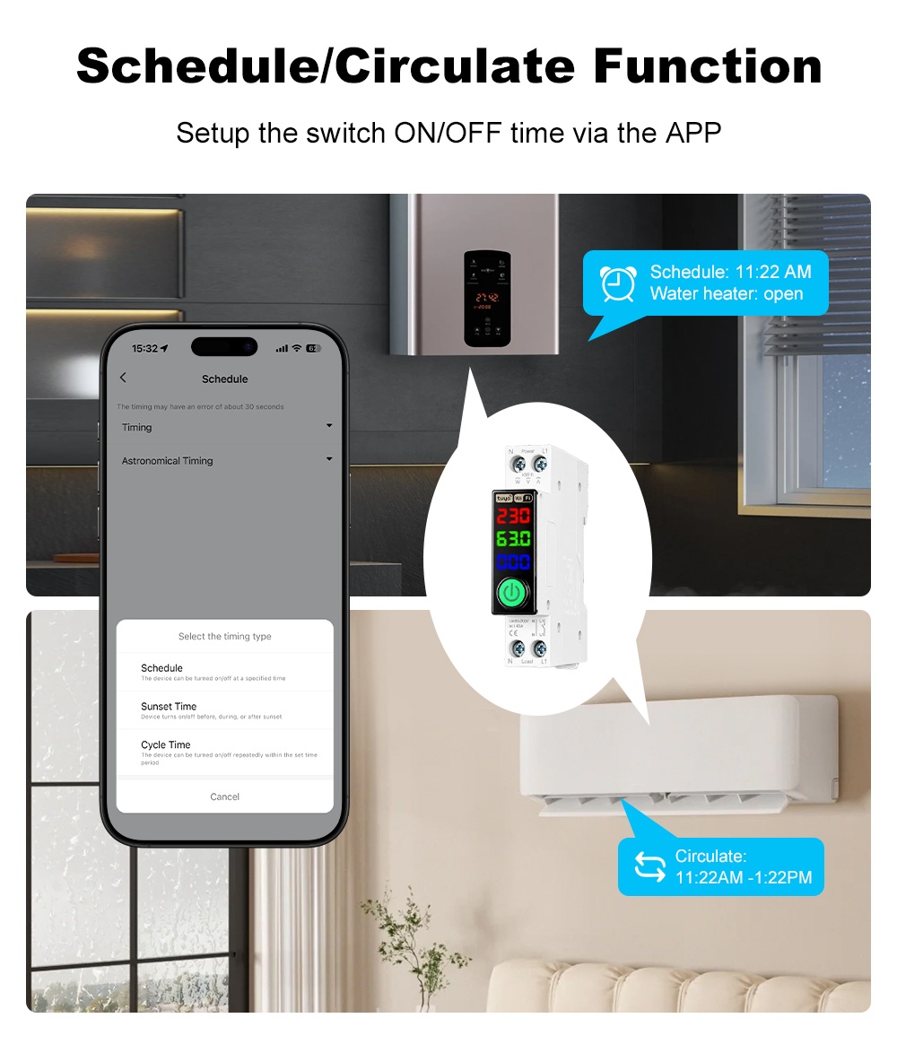 قاطع دائرة كهربائية ذكي من مان - مراجعة Energy Monitor Meter وسعره