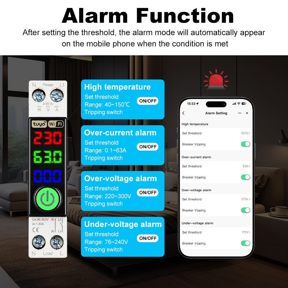 قاطع دائرة كهربائية ذكي من مان - مراجعة Energy Monitor Meter وسعره