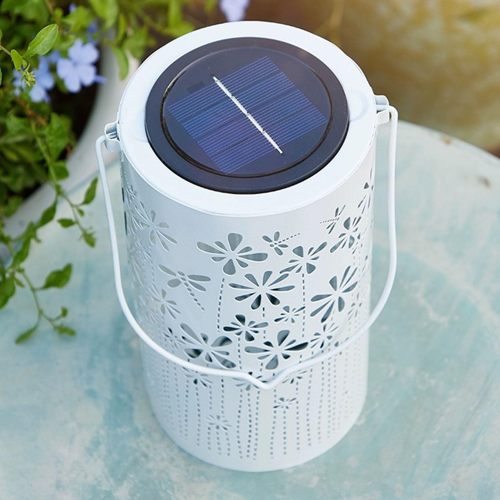 فوانيس شمسية ملونة على شكل زهو - مراجعة Solar Lamp وسعره