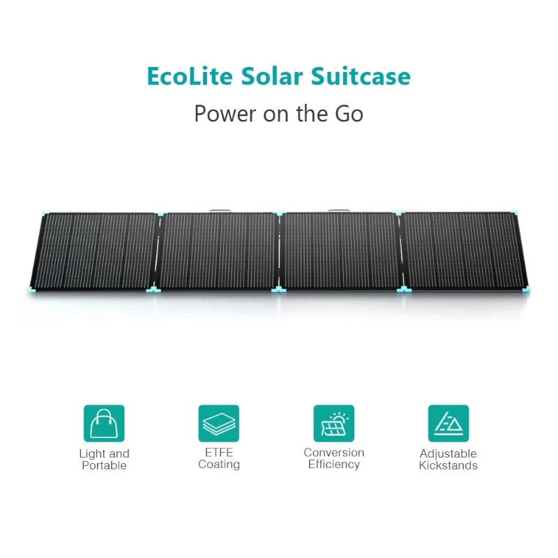 لوحة شمسية قابلة للطي عالية ال - مراجعة Solar Panel 200W وسعره