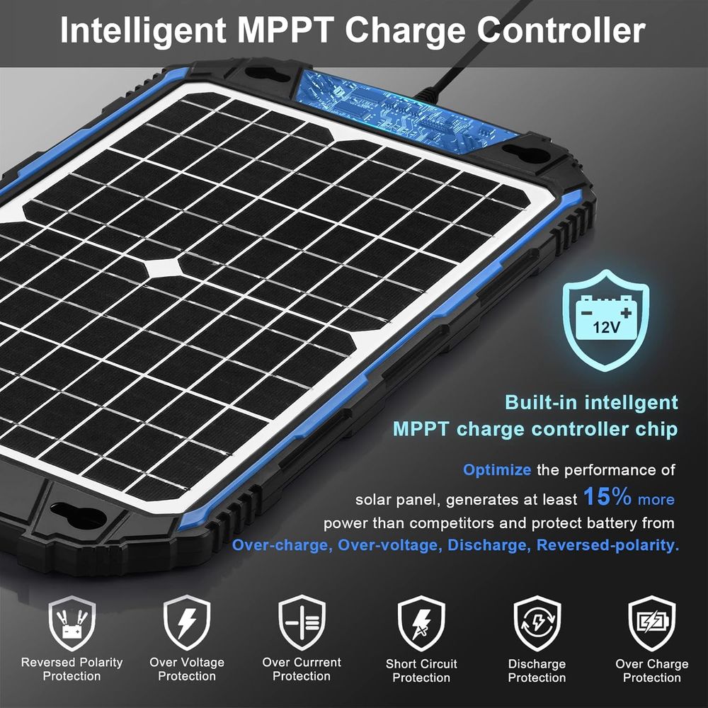شاحن بطارية شمسية مقاوم للماء  - مراجعة Solar Panel وسعره