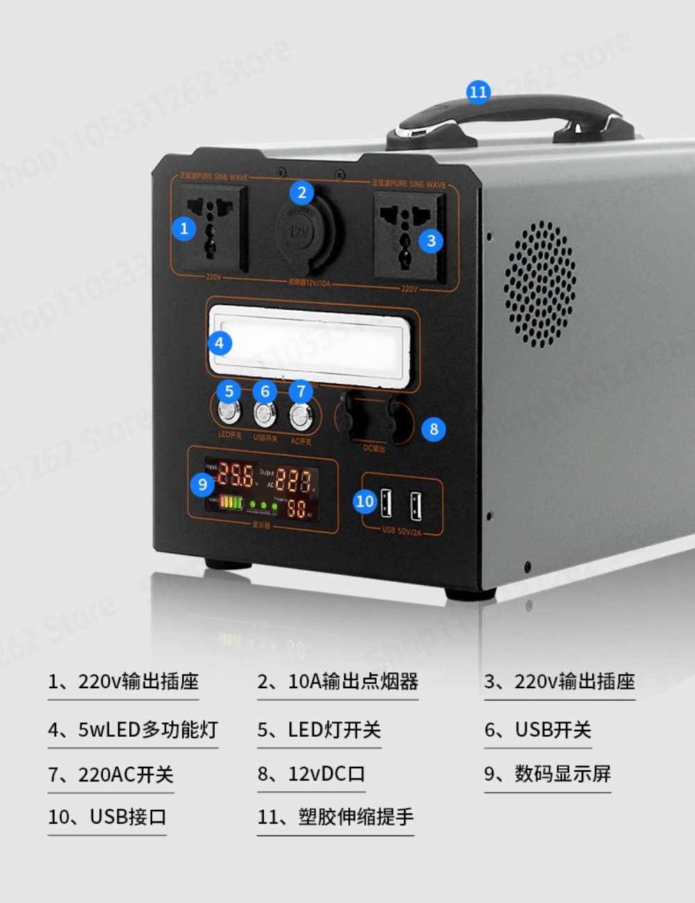 لوحة محول من 12 فولت و24 فولت  - مراجعة Lithium Battery 12V وسعره